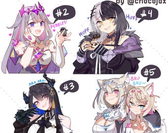 Naklejki adwentowe Hololive