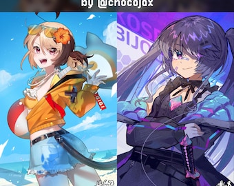 Stampe VTuber 11"x17" - Indie, Hololive