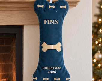 Dog Stocking With Christmas Treat Art - Dog Owner Gift