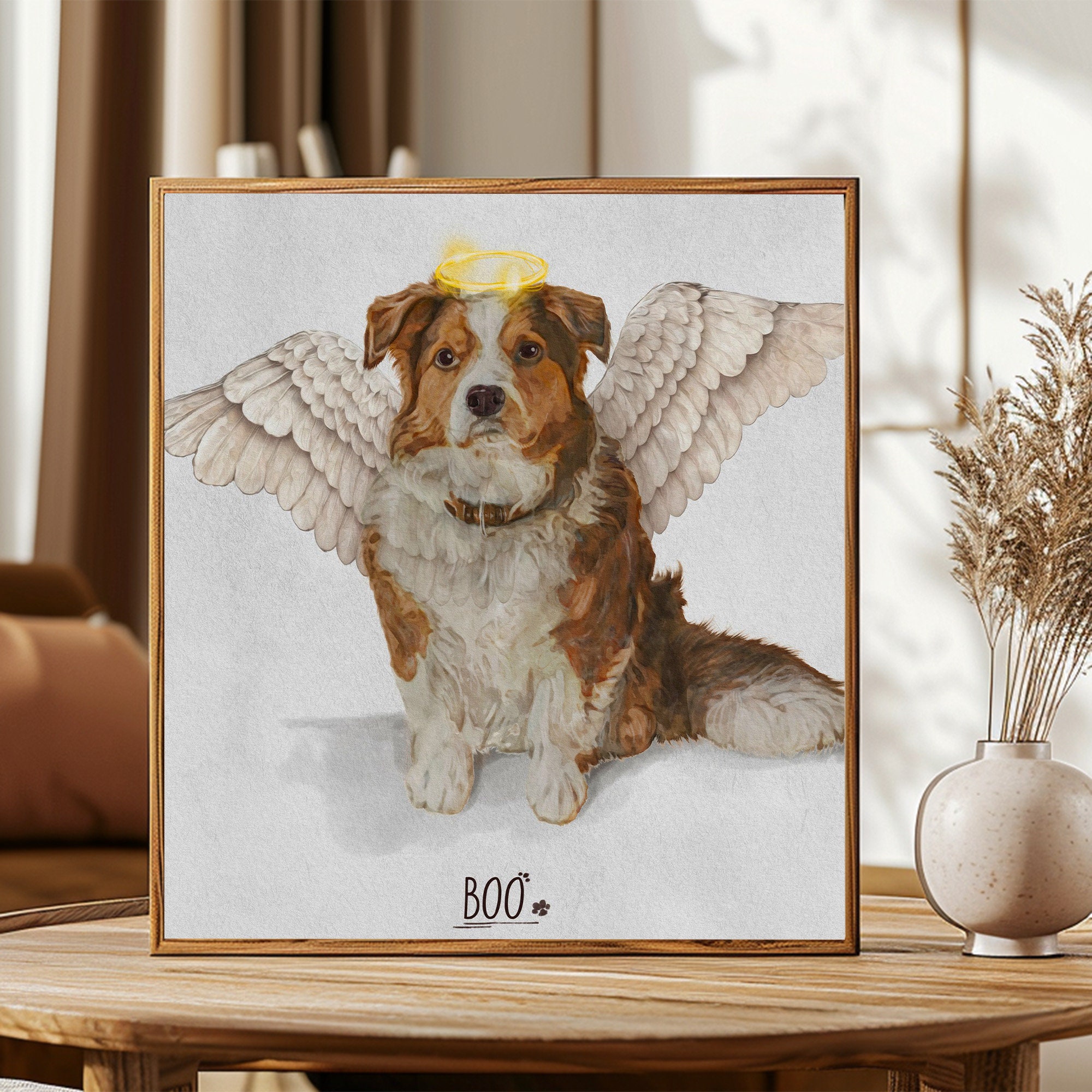 Personalized Memorial Pet Drawing, Portrait Commission, Custom Dog ...