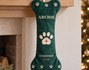 Personalized Christmas Stocking for Dogs