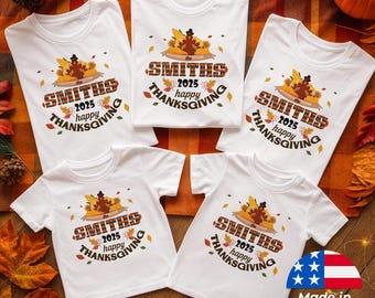 Custom Shirt Tee with Family Name and Date Custom Fall Hoodie Personalized Family Matching Crewneck Gifts for Family Reunion