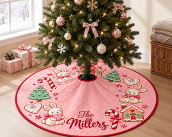 Quilted Christmas Tree Skirt for Your Holiday Home Decor