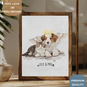 Individuell gefertigtes Haustier Portrait vom Foto, individuelles Hunde Gemälde, Gemälde in Auftrag