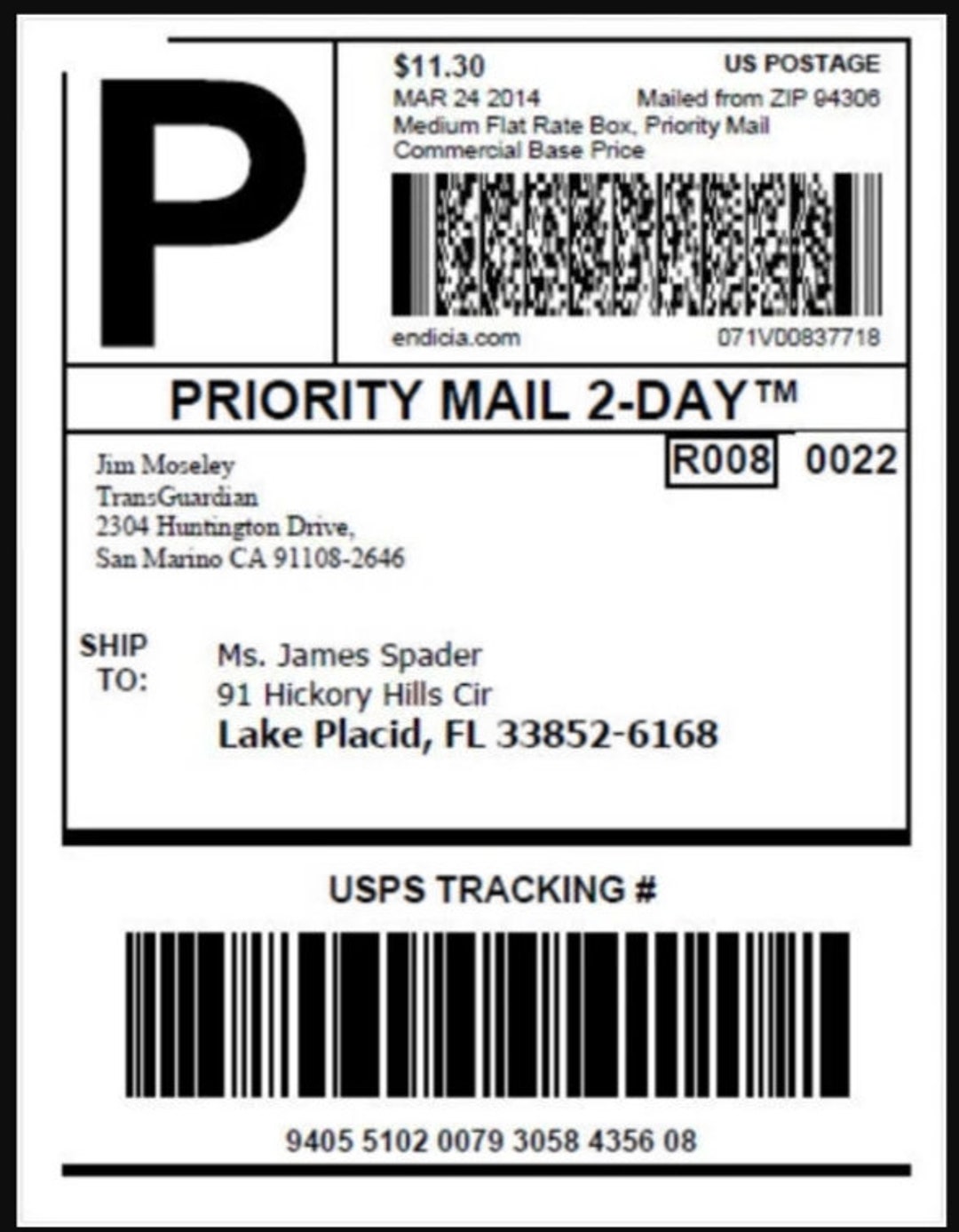 Shipping Label Etsy