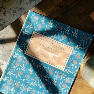 Floral Songwriting Journal