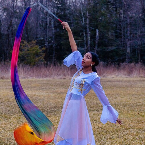 Prophetic Dance Streamers Silk Worship Dance Streamers Etsy