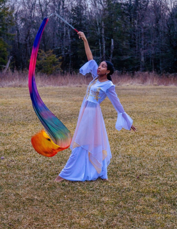 Prophetic Dance Streamers Silk Worship Dance Streamers Etsy