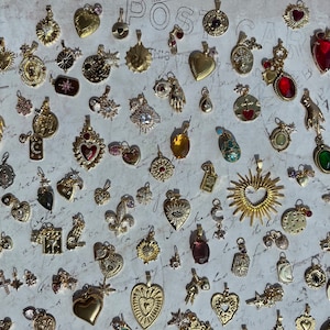 Beautiful Golden Antique Charm Necklaces High End Classic French Bohemian Vintage Style Stylish Necklaces Choose your charms from this set