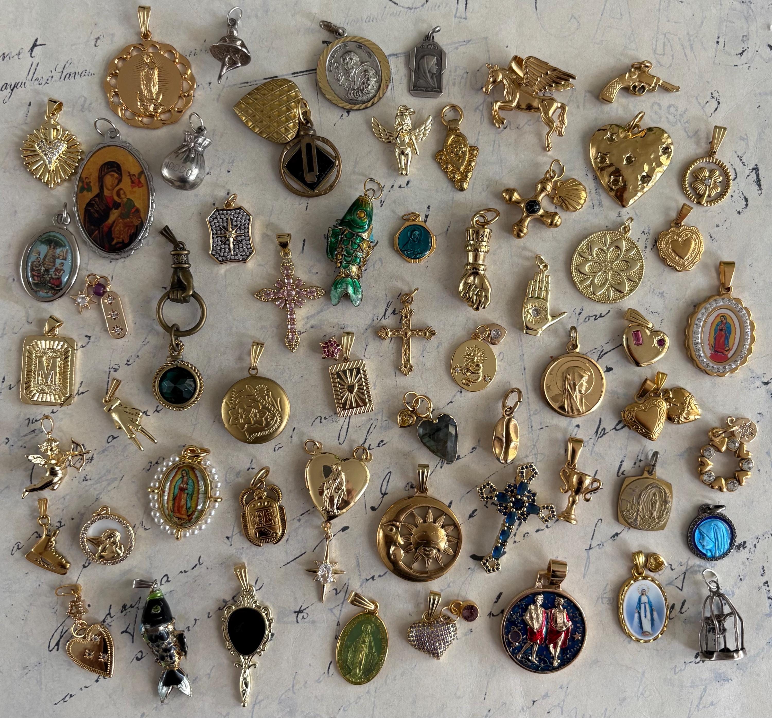 Lovely European Vintage Style Gold Charms Choose Your Charm Gold