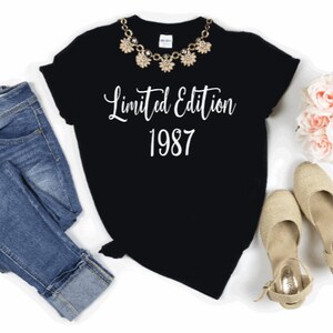Limited Edition birthday shirt