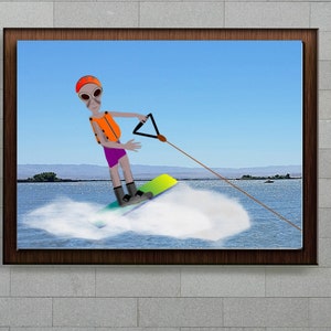 Extraterrestrial On A Wakeboard