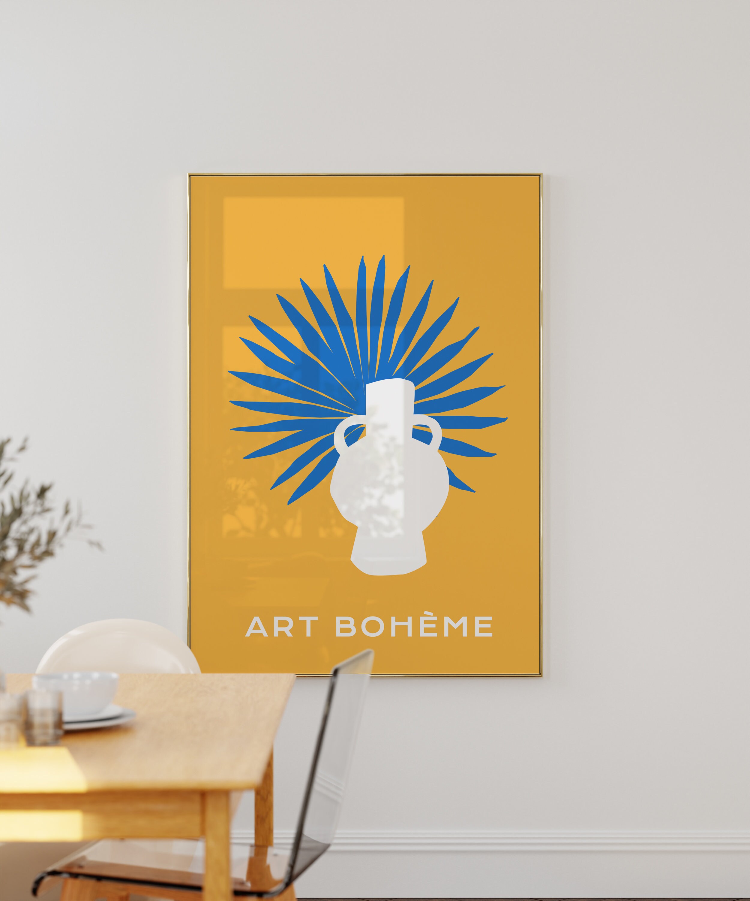 Abstract Wall Art Digital Download, Abstract Print, Printable Wall Art, Mid Century Wall Art