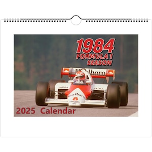 1984年グランプリイヤーカレンダー - お父さんへのヴィンテージモータースポーツギフト、父の日のプレゼント、クラシックカーの記念品、F1