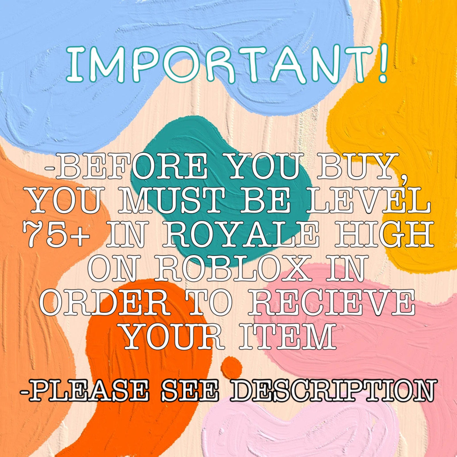 Lucky Halo 2021 Roblox Royale High VIRTUAL ITEM see Etsy