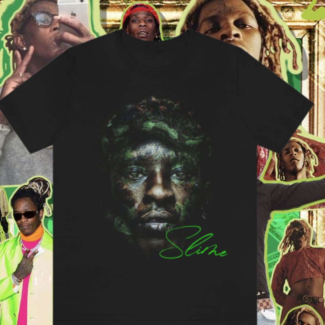YOUNG SLATT THUG Young Thug Homage Rapper Tee Shirt Young Etsy