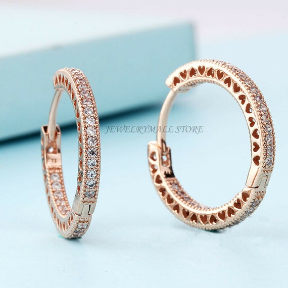 Sparkle \u0026 Hearts Hoop Earringspandora 