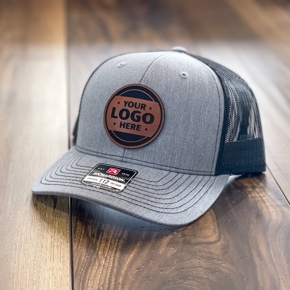 Custom Leather Patch Hat with Your Logo – KC Laser Co