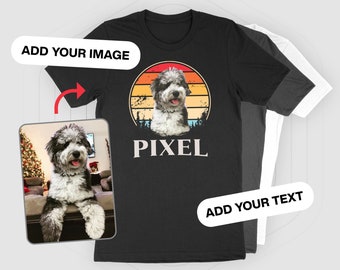 Custom Dog Shirt, Personalized Pet Shirt, Custom Pet T-Shirt, Dog Lover Gift, Dog Lover T-Shirt, Dog Photo Shirt