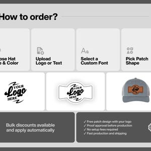 Personalized Leather Patch Trucker Hat: Custom Laser-Engraved Logo – Richardson 112 image 10