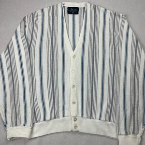 60s Striped Cardigan - Etsy