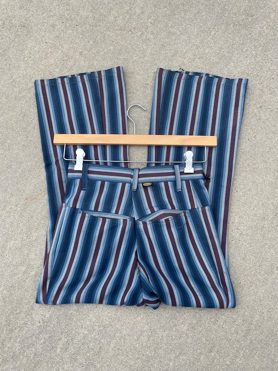 Vintage 1970’s Striped Flare Pants - image 3
