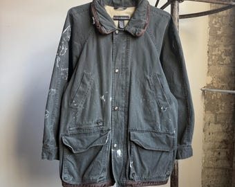OLD 90's BANANA REPUBLIC ヌバックレザーカバーオール 楽天市場】90's □ BANANA REPUBLIC バナナリパブリック フルジップ