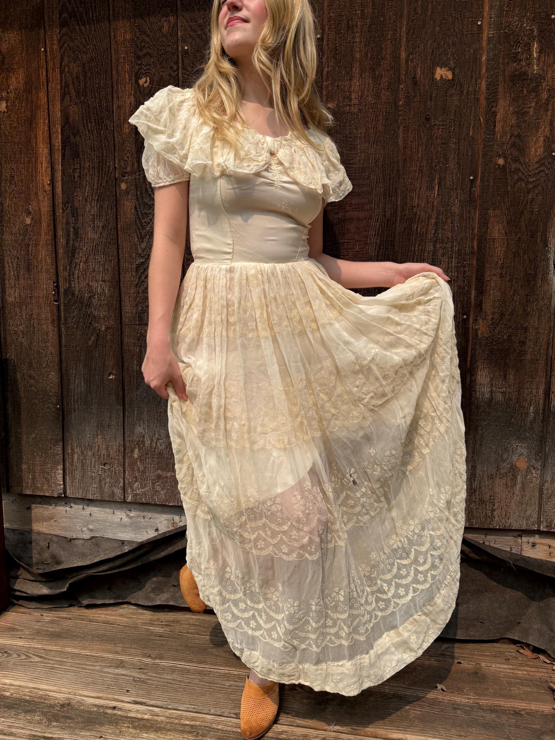 【Kastane】 embroidery organdy dress サイズ0 Kastane embroidery organdy dress サイズ0 ワンピース