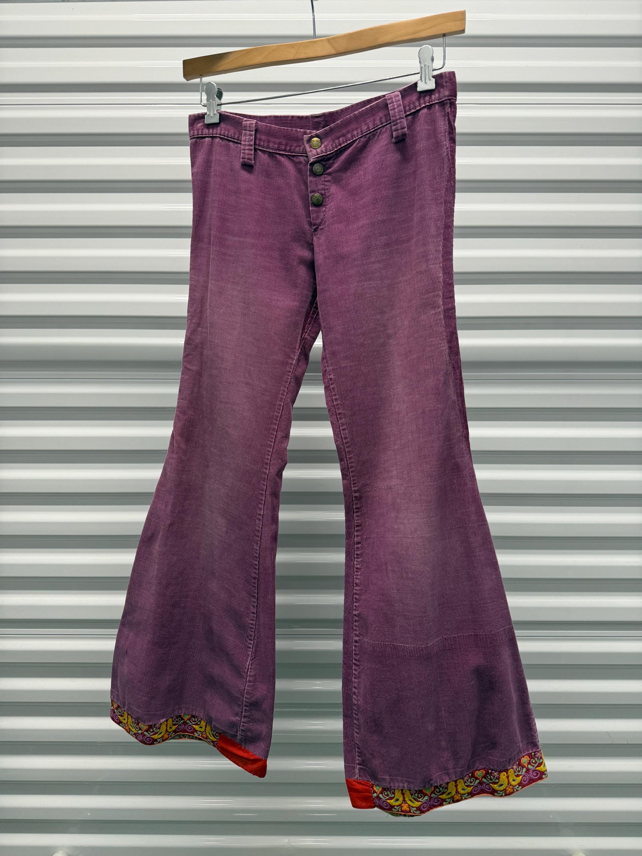70s Purple Bell Bottoms – Luxie Vintage