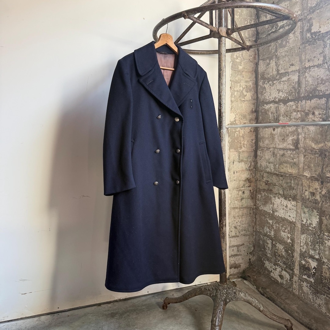 Fechheimer Vintage 1930’s Fechheimer Bros Navy Wool Double Breasted Officer ...