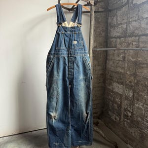 パンツ 40s~ HERCULES vintage OVERALL 1940's WW2 Era Hercules Union Made Denim Lowback Overalls