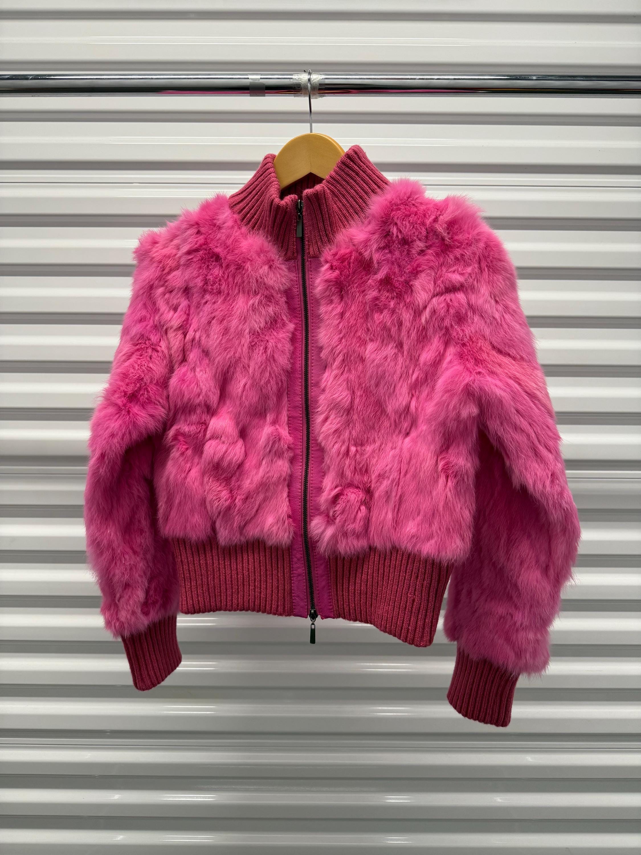 Y2k Fur Jacket - Etsy Y2k Fur Jacket - Etsy