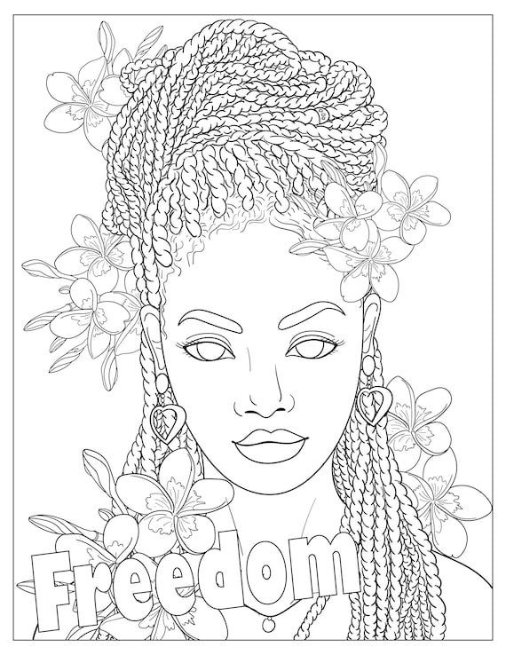 Printable Black Girl Coloring Pages Free For Kids And Adults