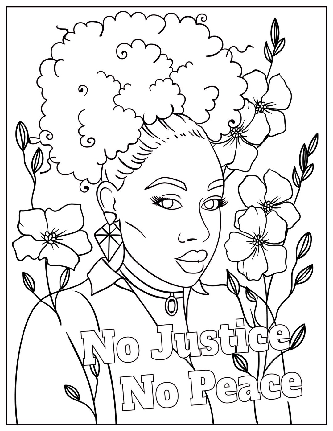 I Am Black Girl Coloring Book: New Adult Coloring Book for Black Women and  Girls by Solomon Osakuni