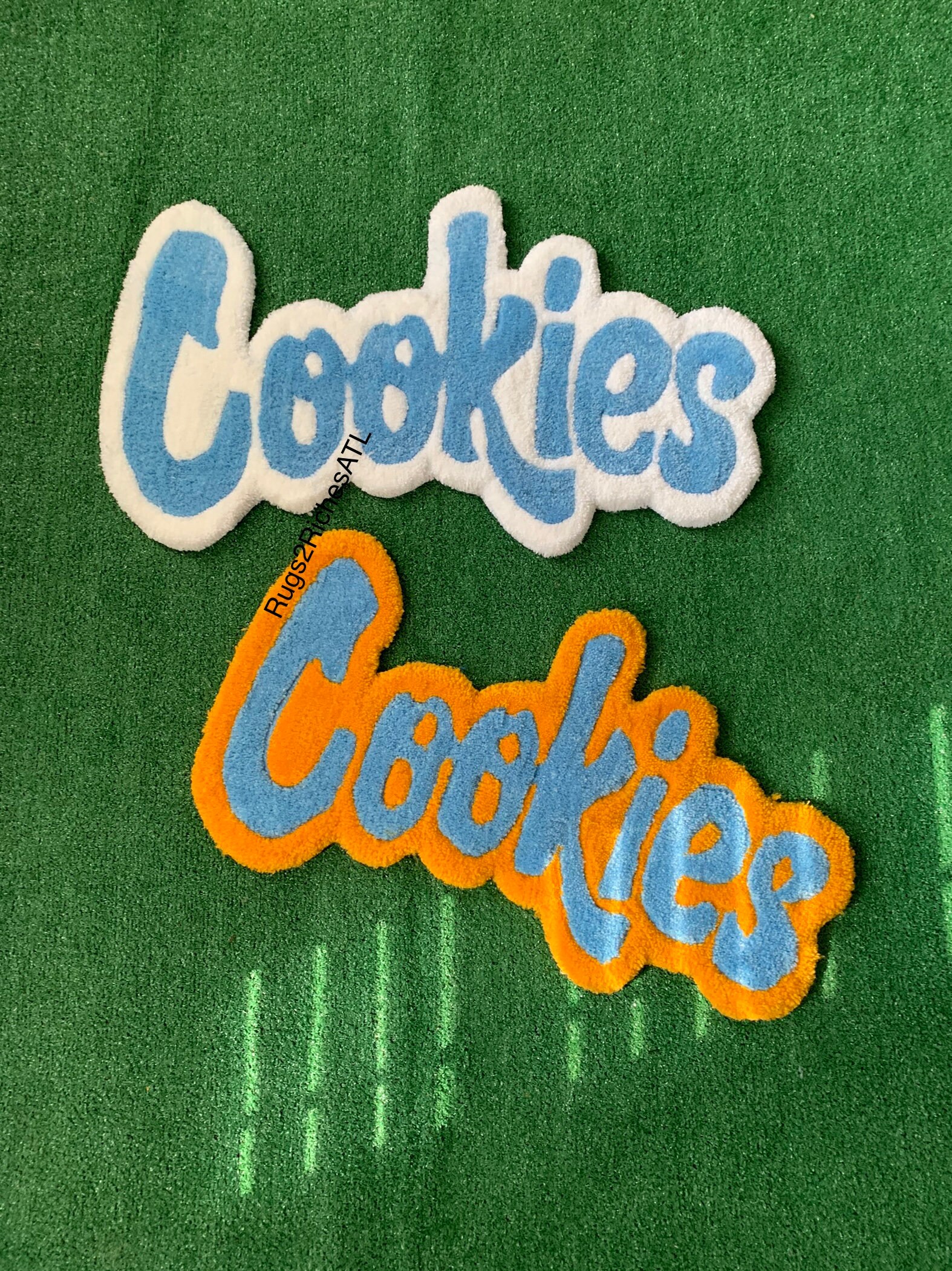 Cookies Inspired Rug Piece for Wall or Floor white - Etsy