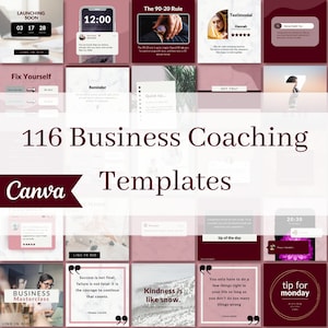 Modelli Instagram per coaching aziendale, modelli per life coaching, modelli per infografiche Instagram, modelli per social media per coach