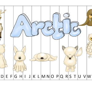 50 Printable Arctic Animals Worksheets. Preschool-KDG