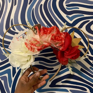 Queen of Hearts Flower Crown