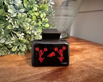 Personalized Cheerleader Hair Claw Clip, Custom Name Accessory