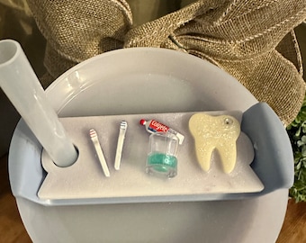 Tumbler topper,Stanley Tumbler Name Plate,Dental Gift,Stanley Dental Name,Tooth Name Plate,Tooth Topper,Stanley Accessories,Gift for Her