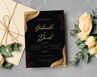 Printable invitation|Wedding invitation|Invitation template|Invite download|Editable invite|Instant Download|Editable invitation|Editable