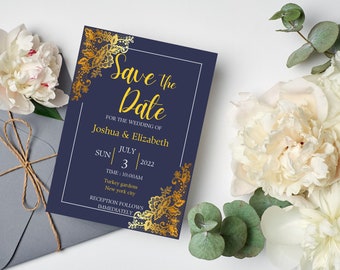 Printable invitation|Wedding invitation|Invitation template|Invite download|Editable invite|Instant Download|
