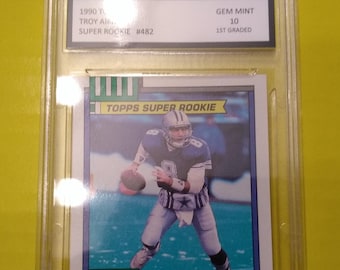 1989 Score Troy Aikman Rookie Card # 270 Mint Cowboys Hofer