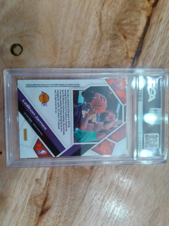 Lebron JAMES 2019 Panini Mosaic PSA 10 Will to Win Lakers - Etsy