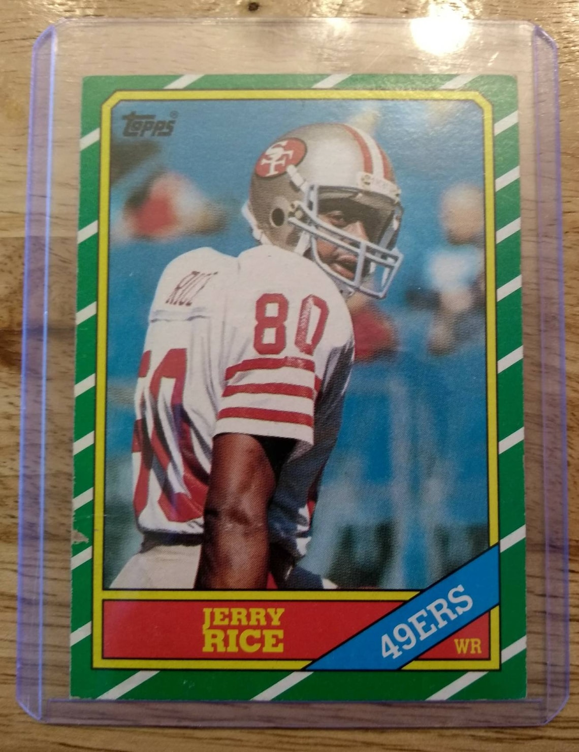 Jerry Rice Rookie Card 1986 - Etsy