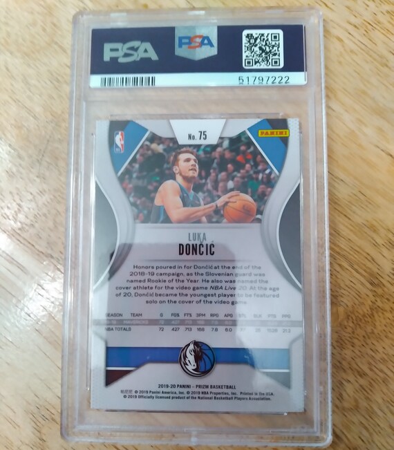 2019-20 Panini Choice Tiger Stripe Prizm #75 Luka Doncic Mavericks