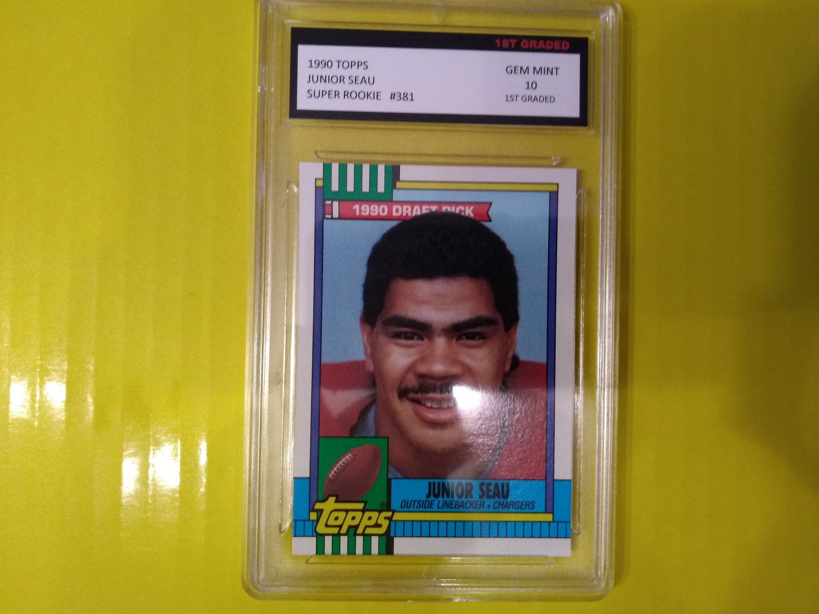 Junior Seau Rookie Card Gem Mint 10 - Etsy