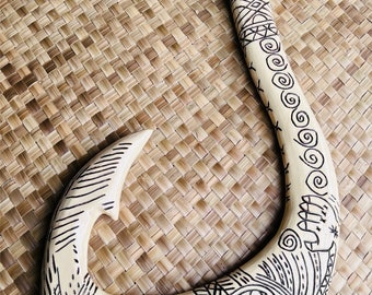 マウイ 釣り針 木製 マウイの釣り針をDIYまたは完成品で作りましょう