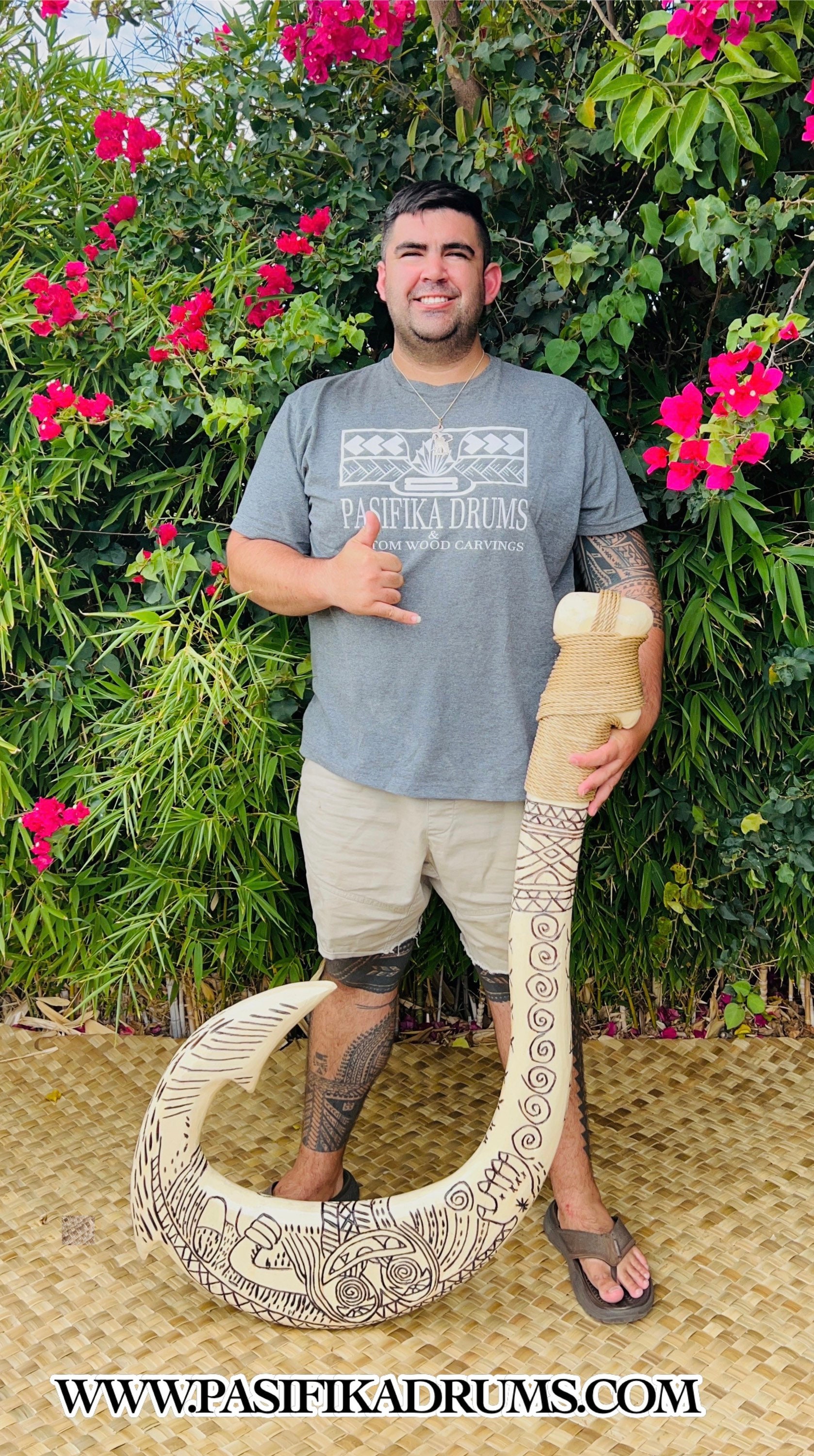 木製マウイフック ディズニー モアナ 本物の木 **最初にお読み