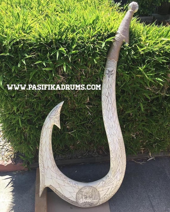 Wooden Maui Hook Disney Moana REAL 